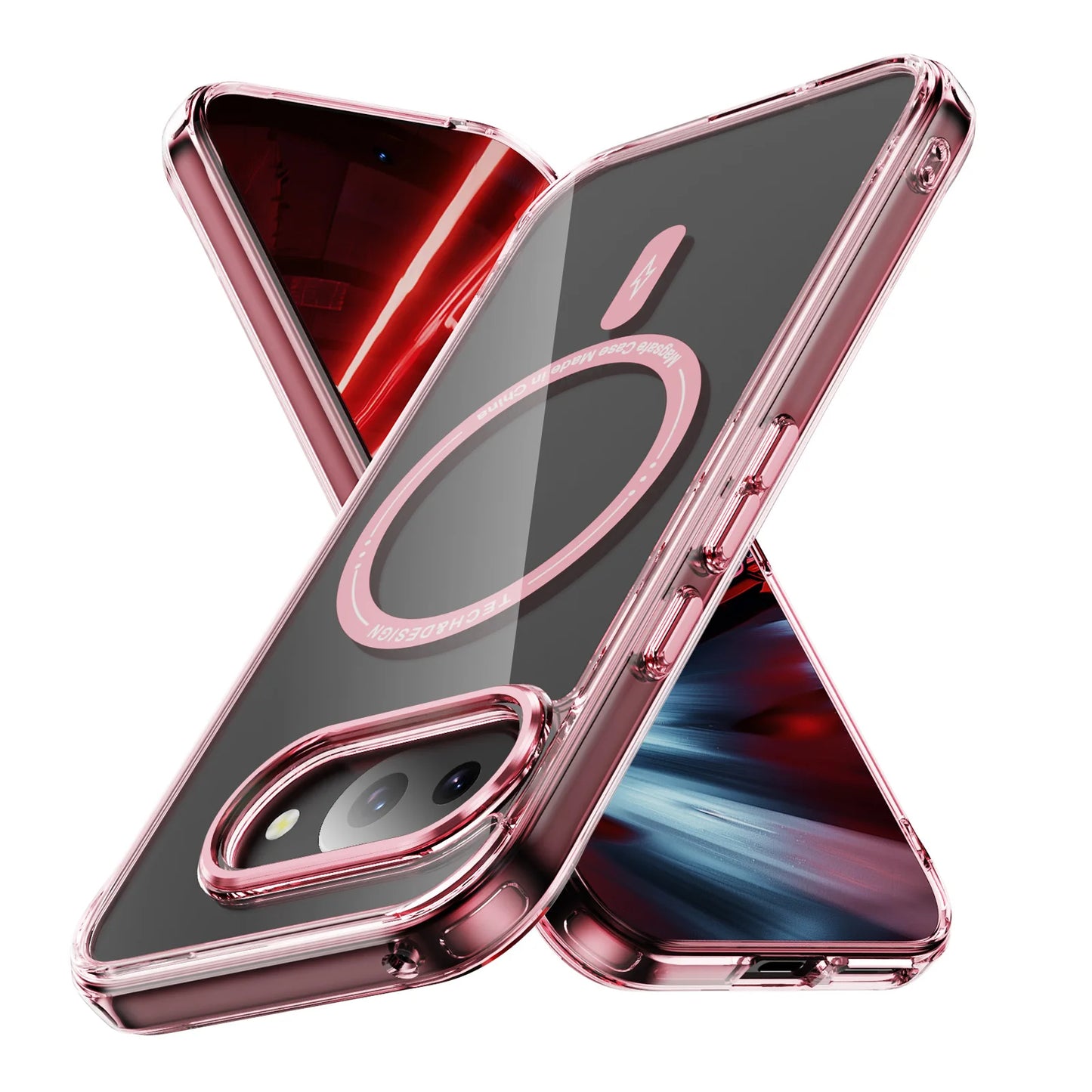 Magnetic Clear Shockproof Case for Google Pixel 9A