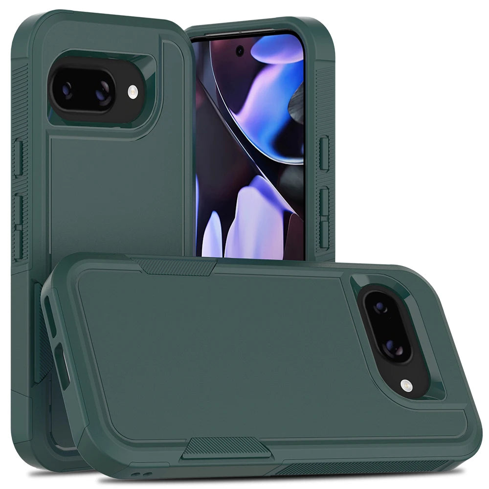 Luxury Shockproof Armor Case with Camera Protector for Pixel 9A