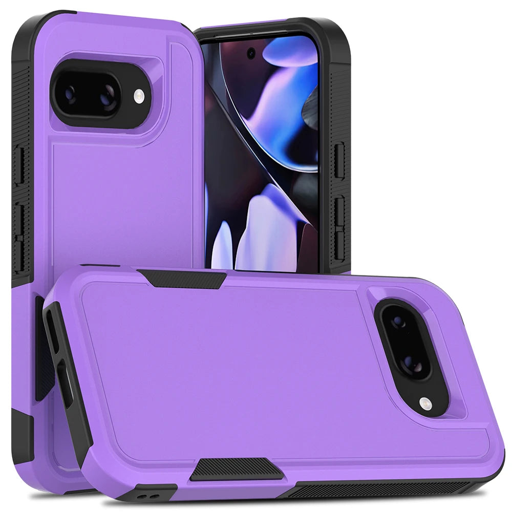 Luxury Shockproof Armor Case with Camera Protector for Pixel 9A