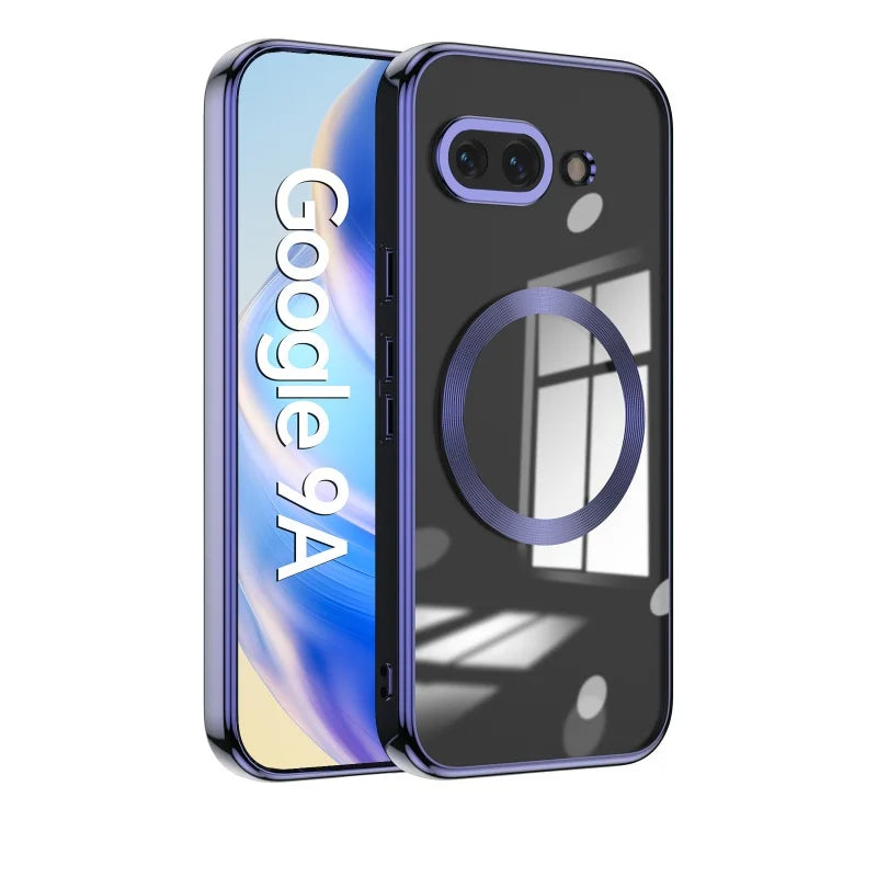 Luxury Slim MagSafe Transparent Case for Pixel 9A