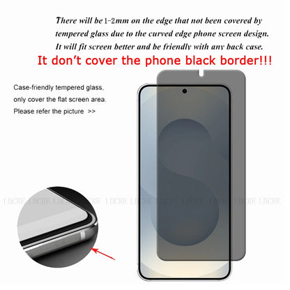 6-in-1 Samsung Galaxy S25 Privacy Screen Protector