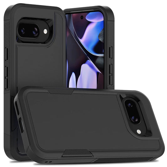 Luxury Shockproof Armor Case with Camera Protector for Pixel 9A