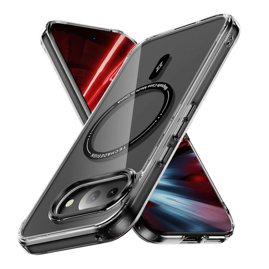 Magnetic Clear Shockproof Case for Google Pixel 9A